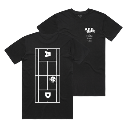 Ace & Deuce Club x Sunday Tennis Club Staple Classic Fit tee