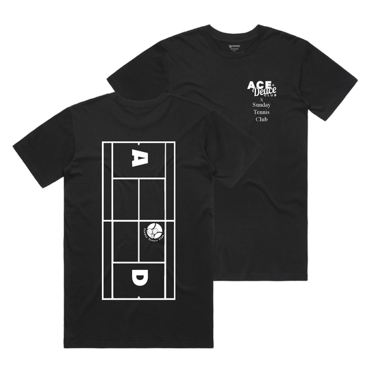 Ace & Deuce Club x Sunday Tennis Club Staple Classic Fit tee