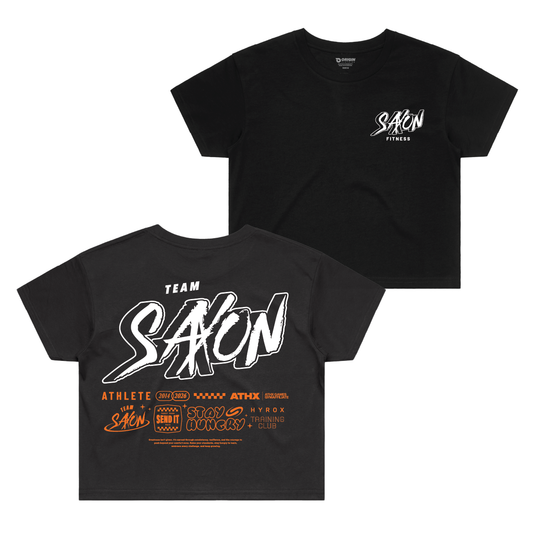 Saxon Fitness Staple Crop Tee