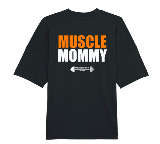 Webbers Gym 'Muscle Mommy' oversized tee