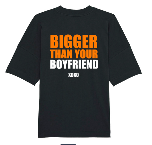 Webbers Gym 'Bigger than your boyfriend' oversized tee