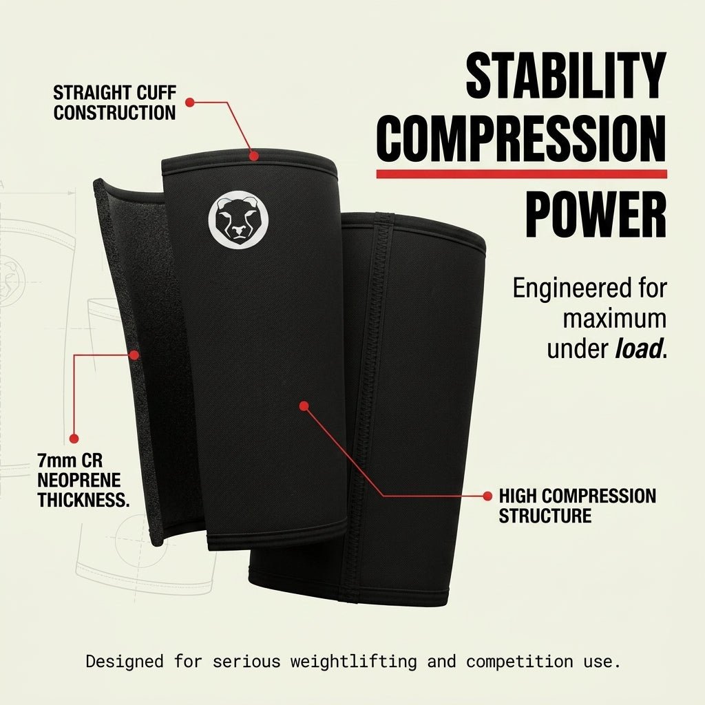 Mammal V3 7mm Straight Cuff Knee Sleeves