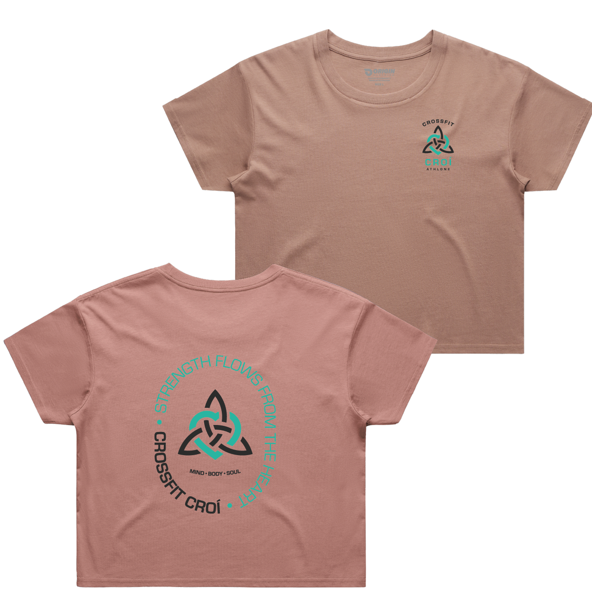 CrossFit Croi Strength Ladies Staple Crop Tee