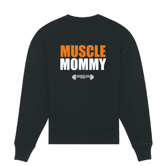 Webbers Gym 'Muscle Mommy' oversized sweater