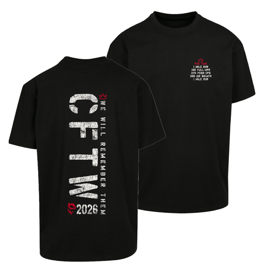 CrossFit Tunbridge Wells Murph 26 Core Heavy Oversize Tee