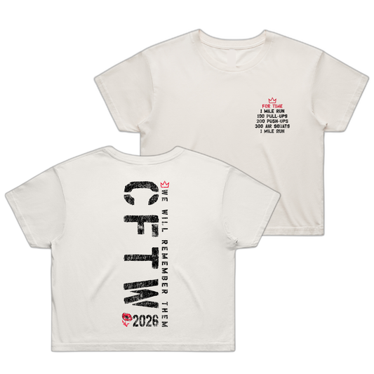 CrossFit Tunbridge Wells Murph 26 Staple Crop Tee