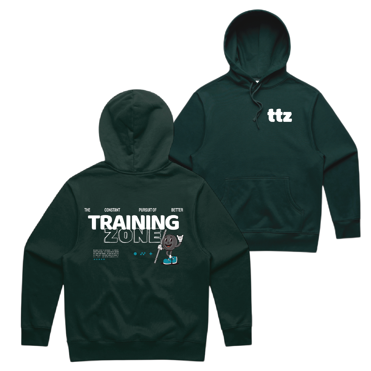 TTZ CrossFit Staple Heavyweight Oversize Hoodie