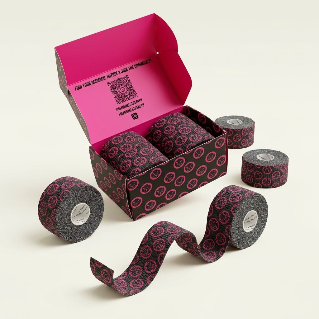 Mammal Tape - 10-Metre - Black/Pink - SPEC 2.0 (4 pack)