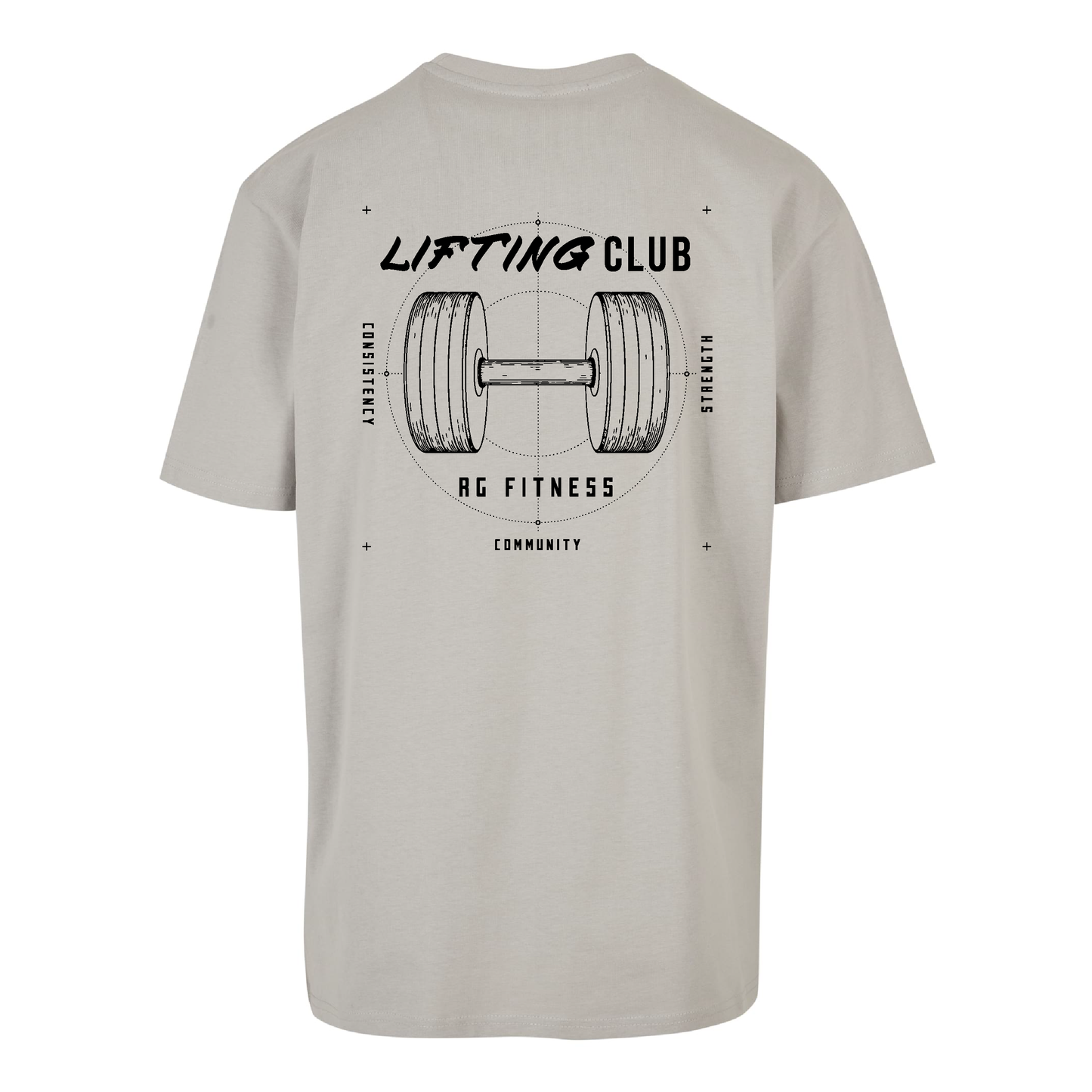 RG Fitness Lifting Club Core Oversize Tee