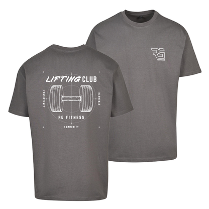 RG Fitness Lifting Club Core Heavy Oversize Tee