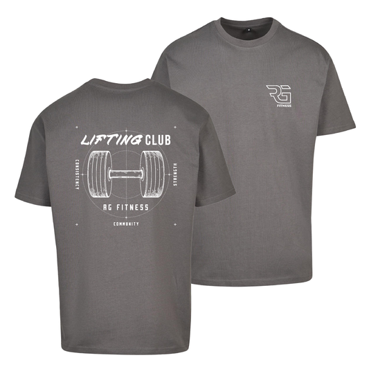 RG Fitness Lifting Club Core Oversize Tee