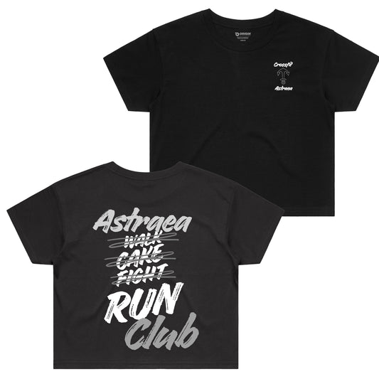 Astraea Ladies Run Club Staple Crop Tee