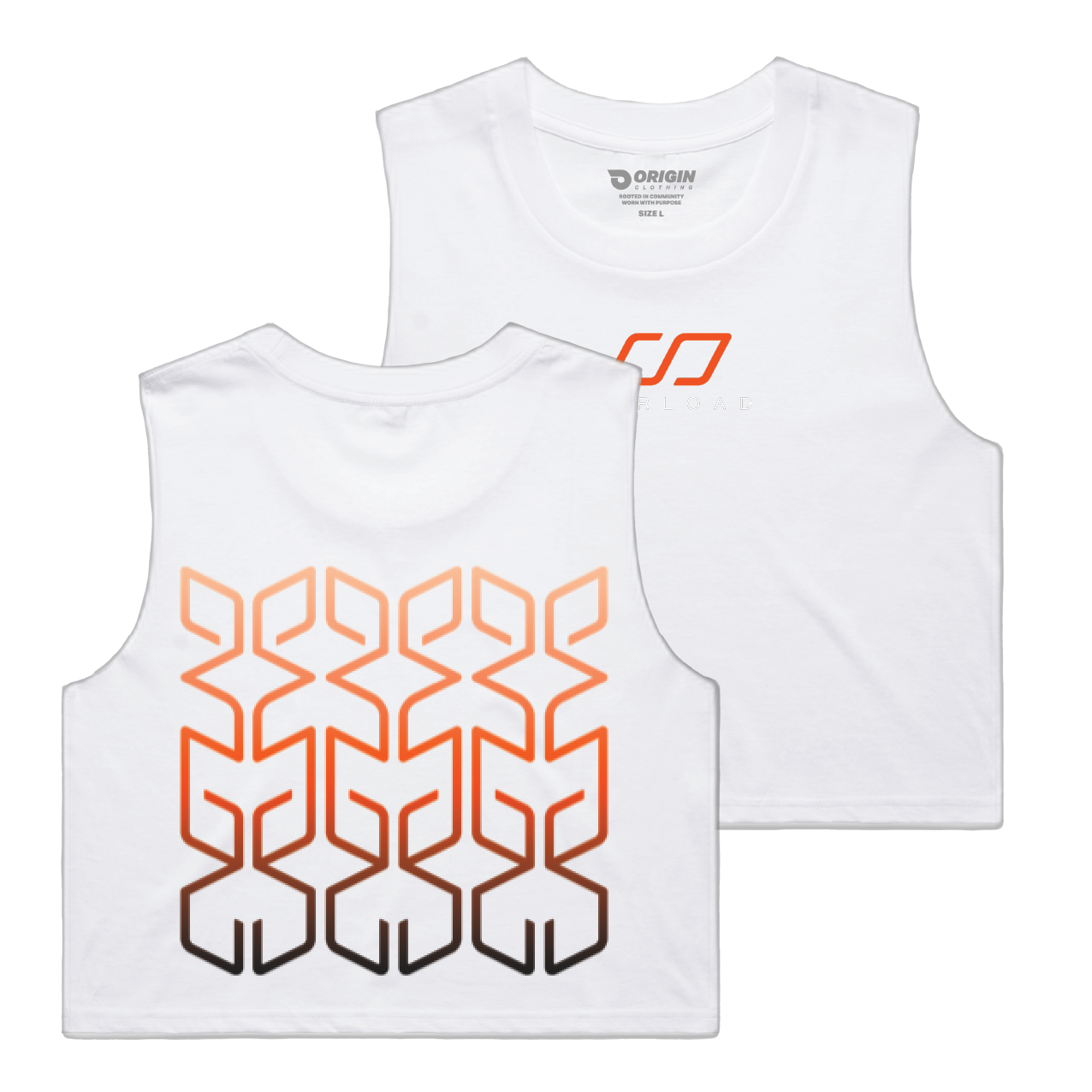Ovrload Ladies Staple Crop Tank