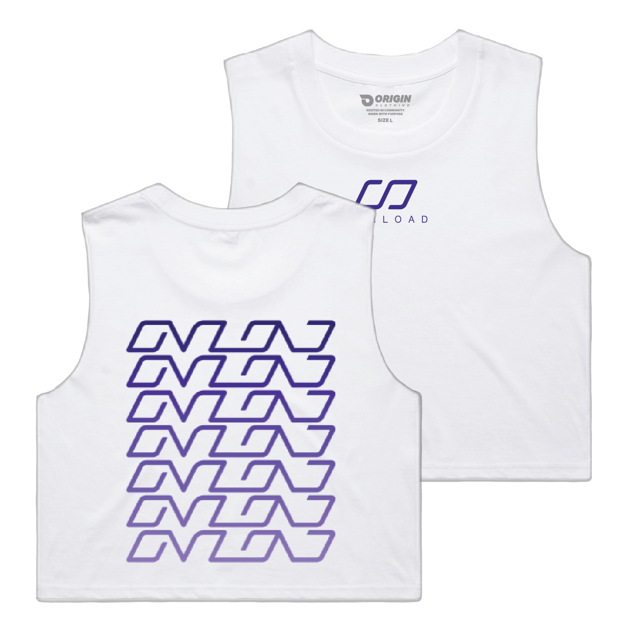 Ovrload Ladies Staple Crop Tank