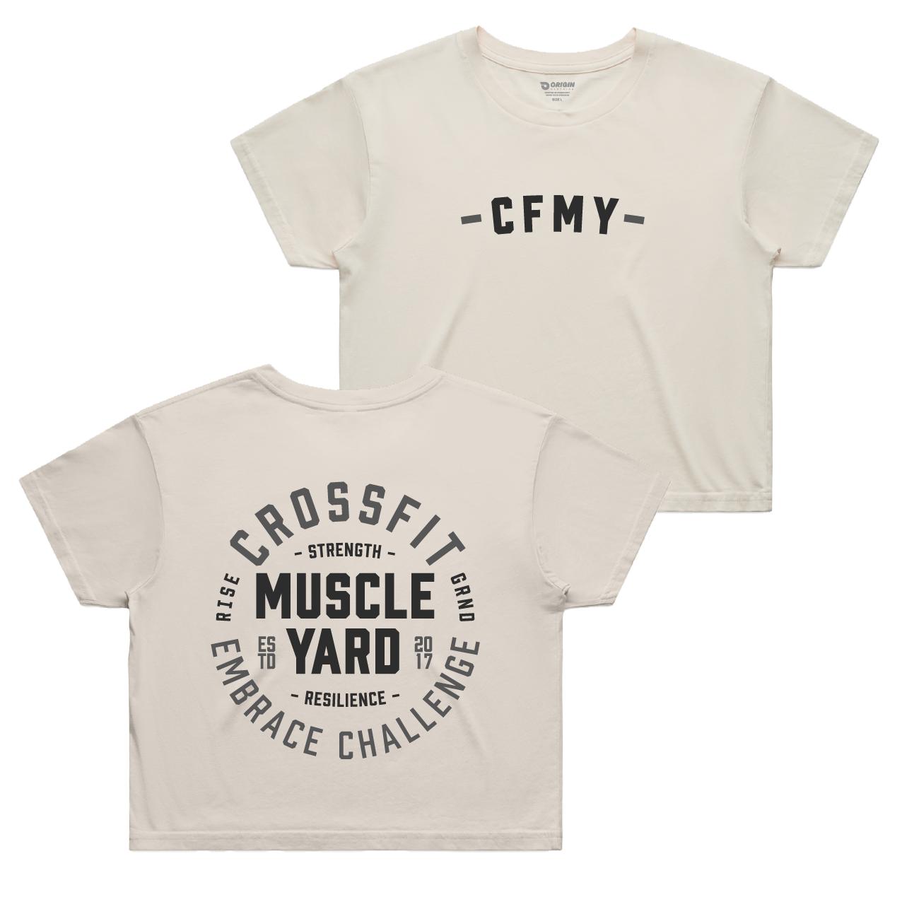 CrossFit Muscle Yard Staple Crop Tee