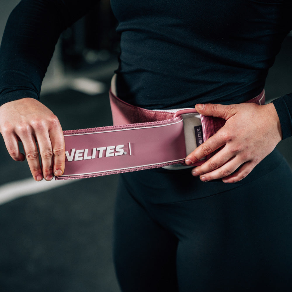 Velites Lifting Belt Pink Customizable