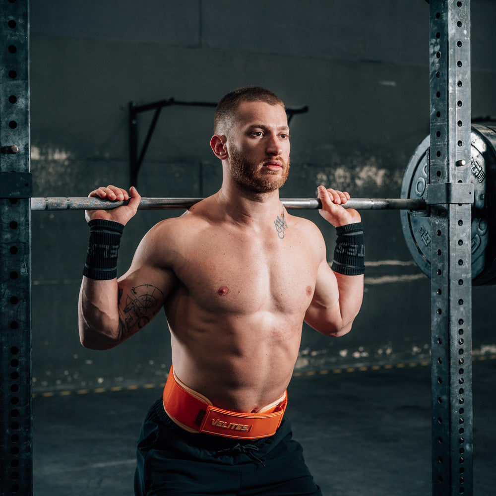 Velites Lifting Belt Orange Customizable