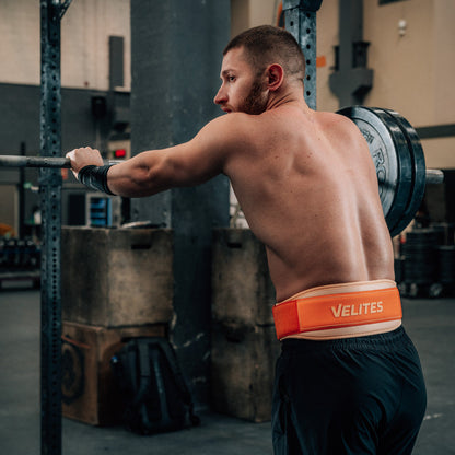 Velites Lifting Belt Orange Customizable