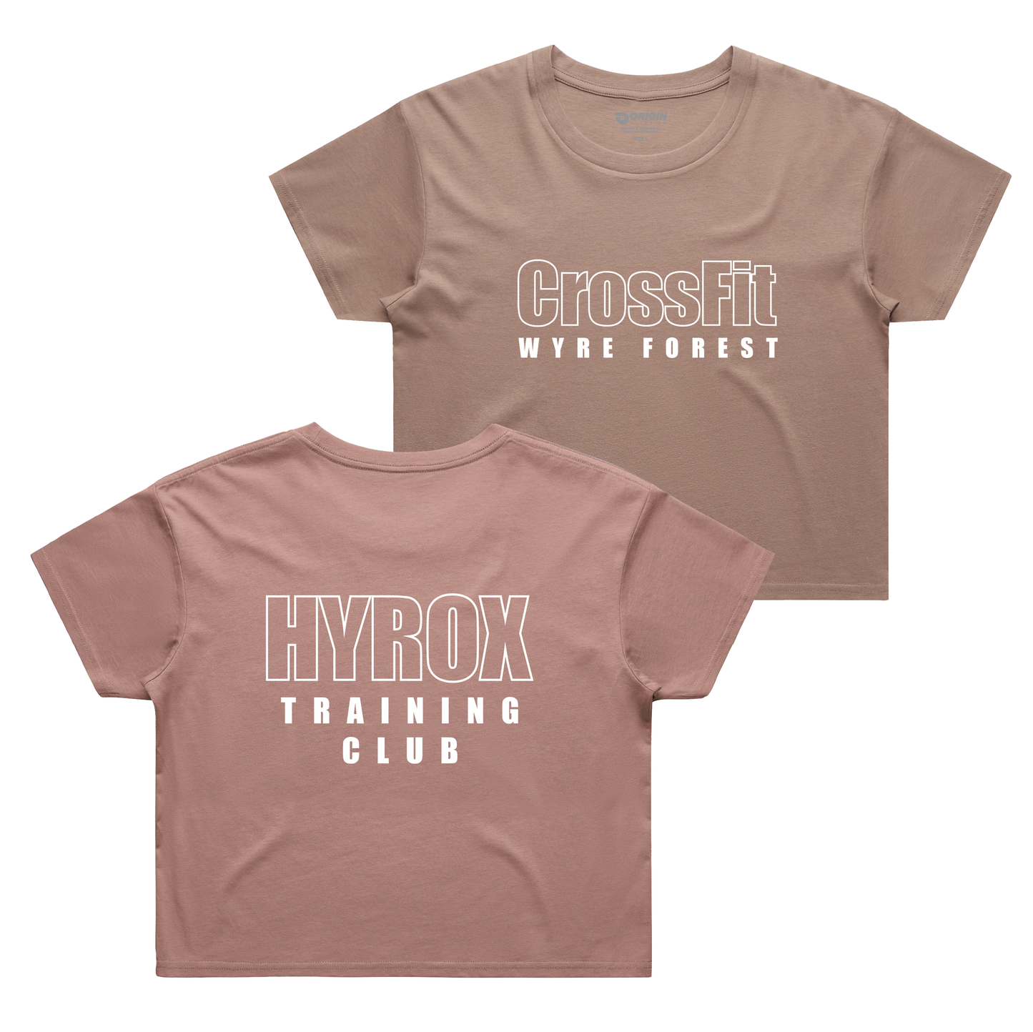 Crossfit Wyre Forest Ladies Staple Crop Hyrox Tee