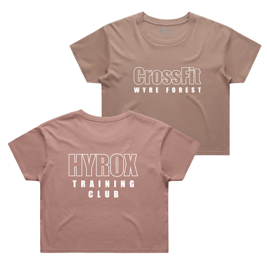 Crossfit Wyre Forest Ladies Staple Crop Hyrox Tee