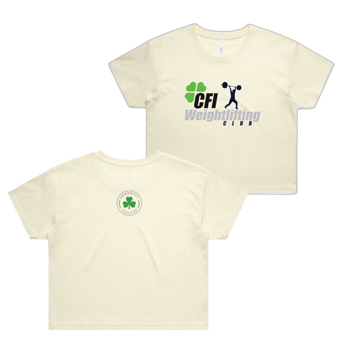 CrossFit Ireland Weightlifting Staple Crop Tee
