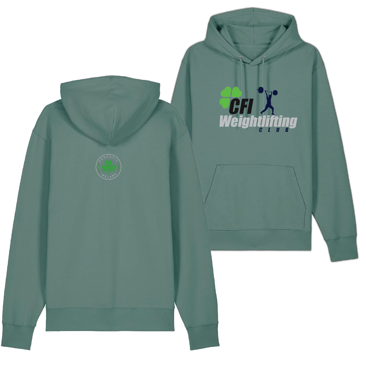 CrossFit Ireland Weightlifting Apex Classic Fit Hoodie