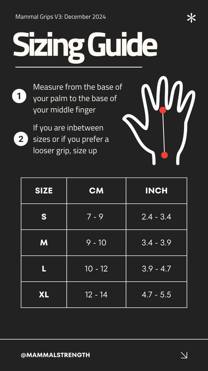 Gymnastic Hand Grips - Mammal Grips V3