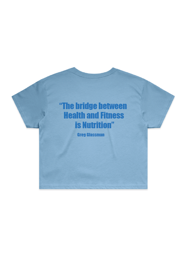 Metfix Livin Quote Staple Crop Tee