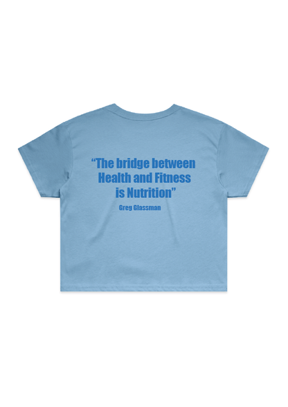 Metfix Livin Quote Staple Crop Tee