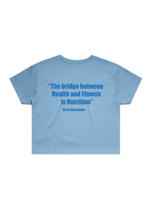 Metfix Livin Quote Staple Crop Tee