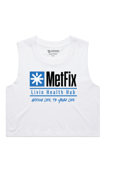 Metfix Quote Ladies Staple Crop Tank