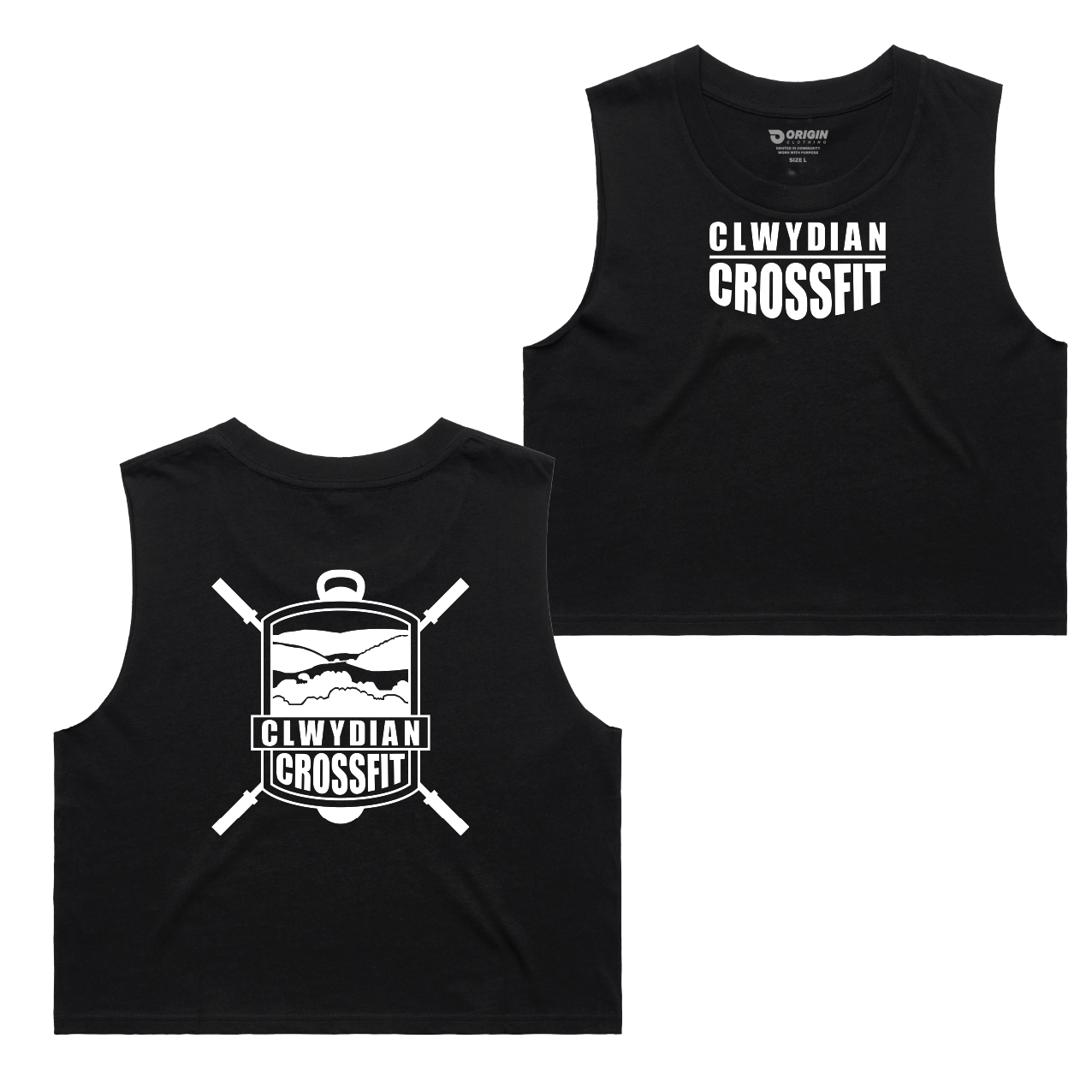 CrossFit Clwydian Ladies Staple Crop Tank