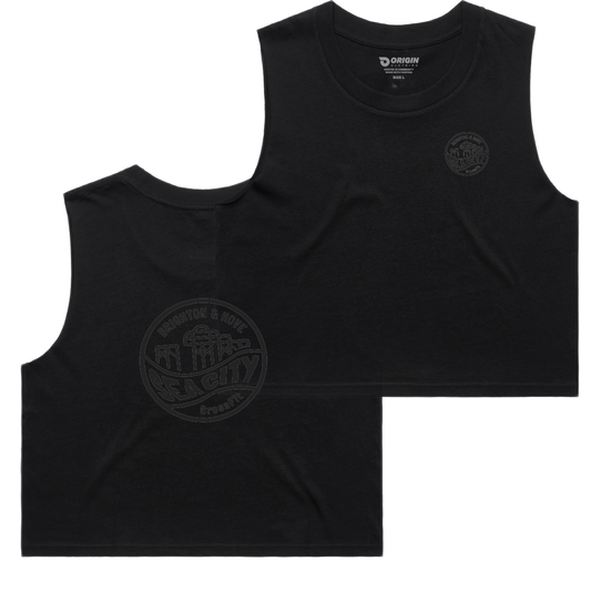 Sea City CrossFit Blackout Edt. Staple Crop Tank