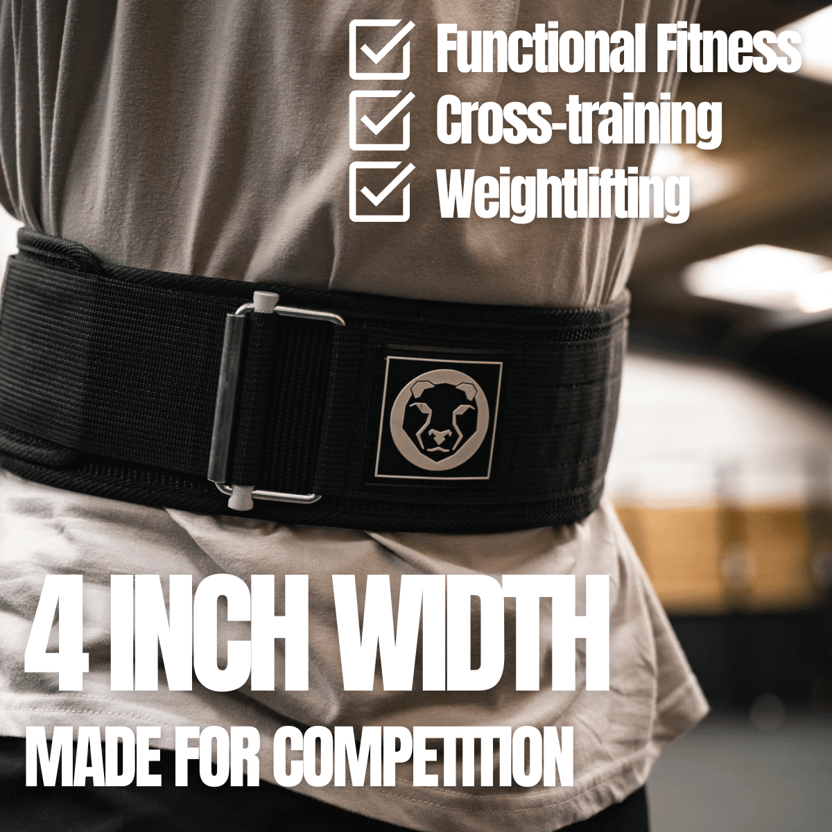 Nylon Weightlifting Belt "4