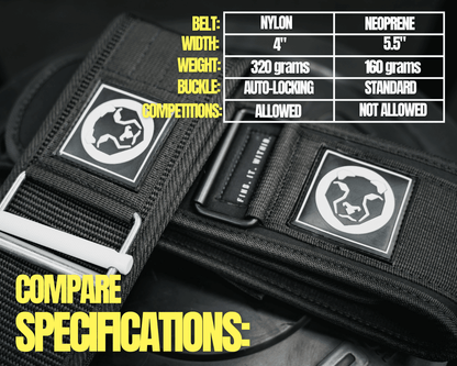 Nylon Weightlifting Belt "4