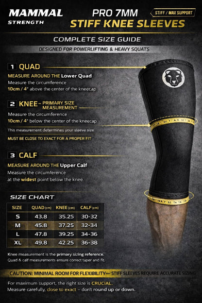 Mammal Stiff Knee Sleeves - PRO