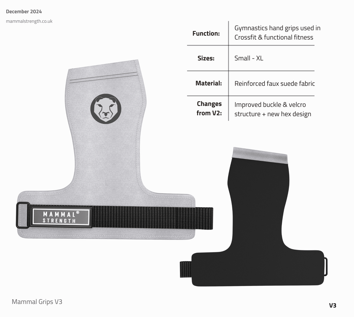 Gymnastic Hand Grips - Mammal Grips V3