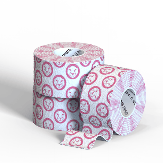 Mammal Tape - 7-Metre - White/Pink - SPEC 3.0 (3 pack)