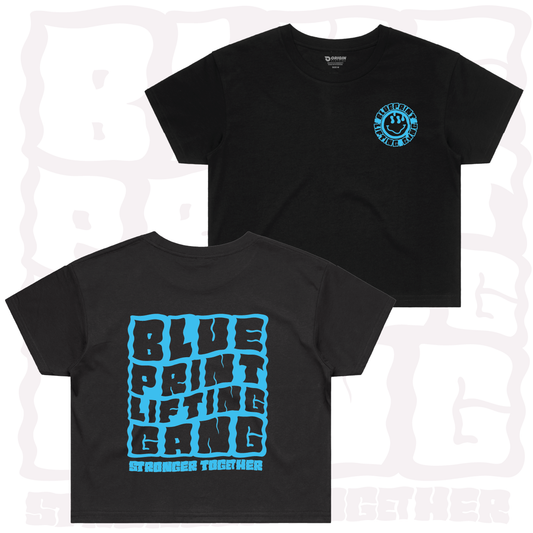 Blueprint Lifting Gang Staple Crop Tee