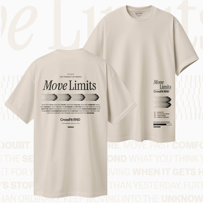 RND Move Limits A/W26 Drift Oversize Tee - Cream