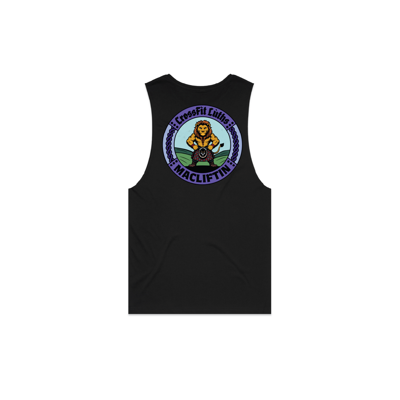 CrossFit Luths Clash of the Clans Purple Mens Tank
