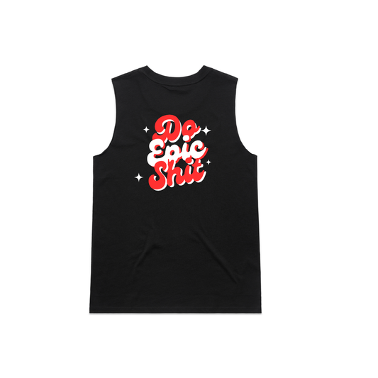 CrossFit Luths Do Epic Shit Red Ladies Tank