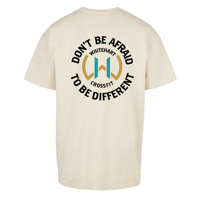 Whitehart Dont Be Afraid To Be Different Oversize Tee