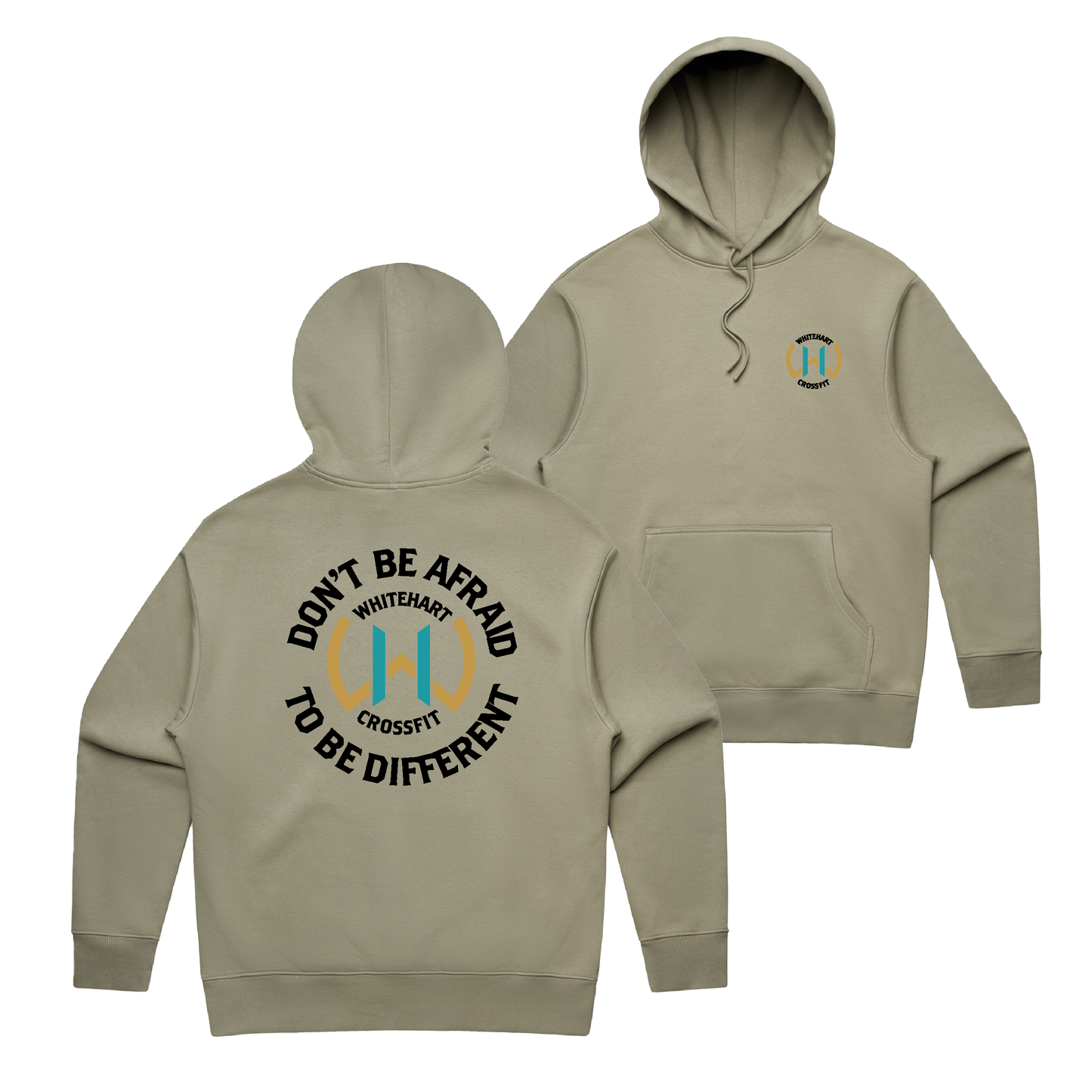 WhiteHart Dont Be Afraid to be Different Staple Oversize Hoodie