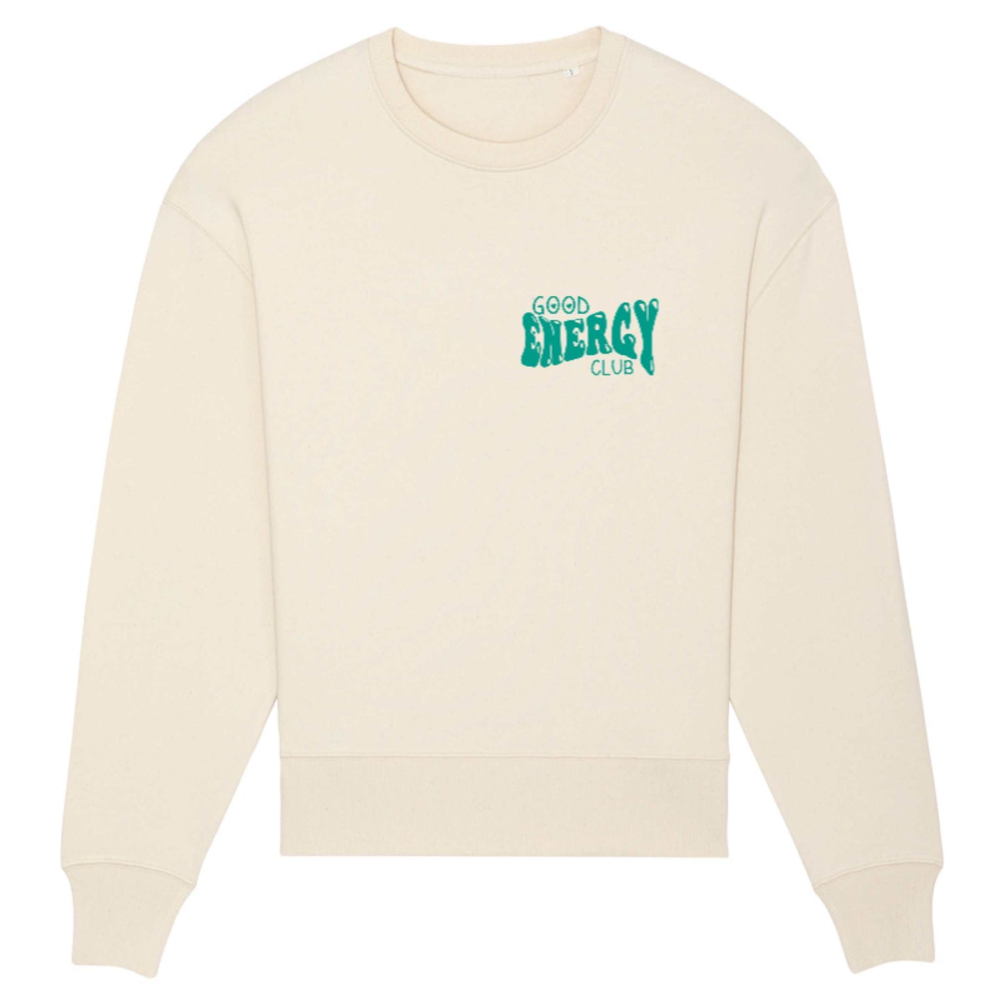 Good Energy Club Oversized Sweater Stem Green