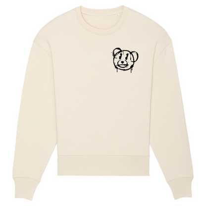 Origin Spray-Teddy Unisex Relaxed Crew Neck Sweatshirt