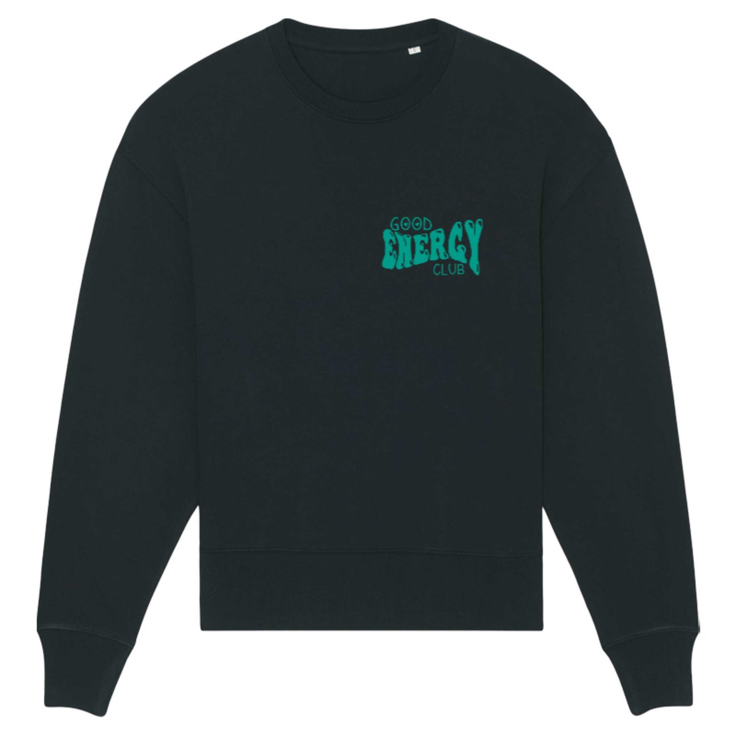 Good Energy Club Oversized Sweater Stem Green