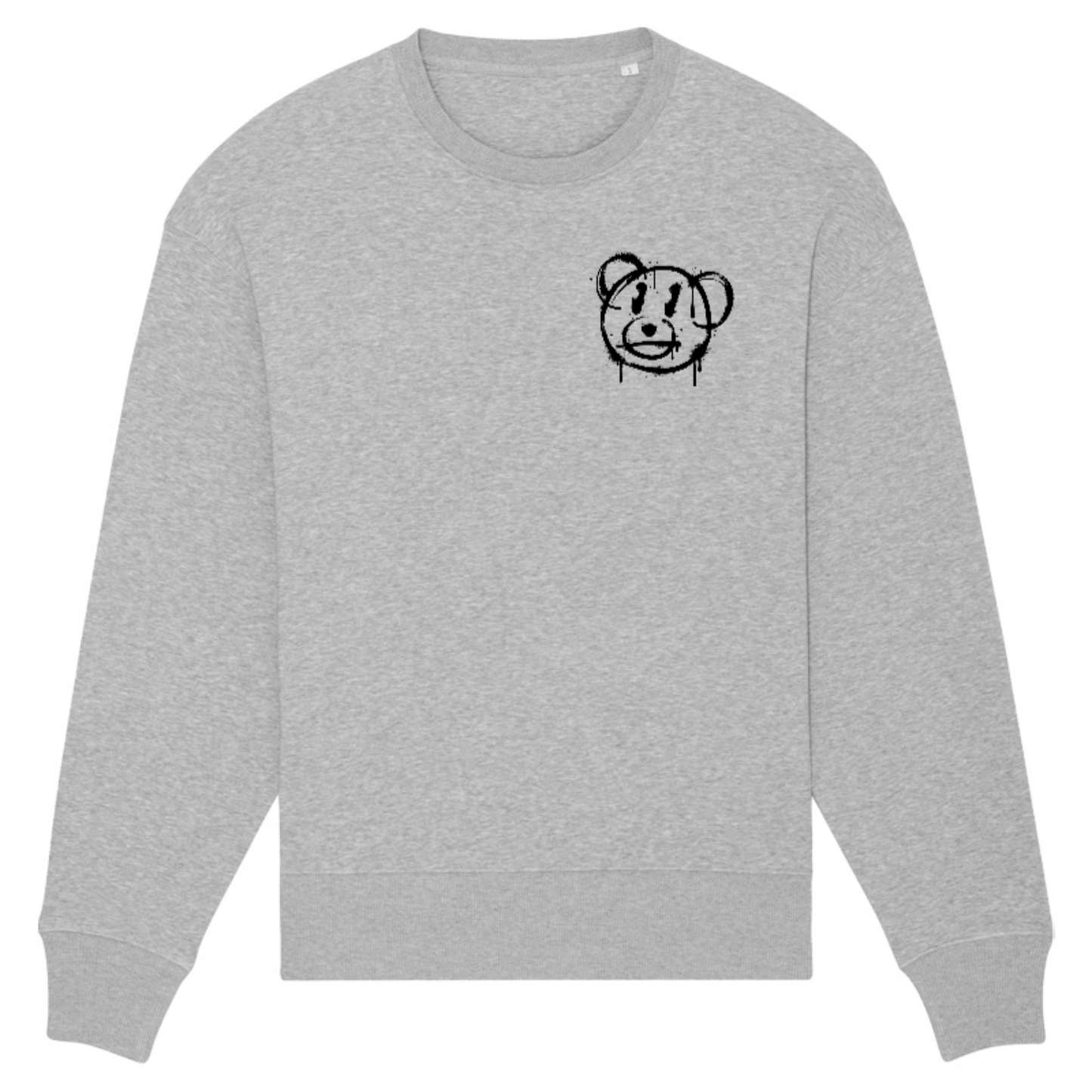 Origin Spray-Teddy Unisex Relaxed Crew Neck Sweatshirt