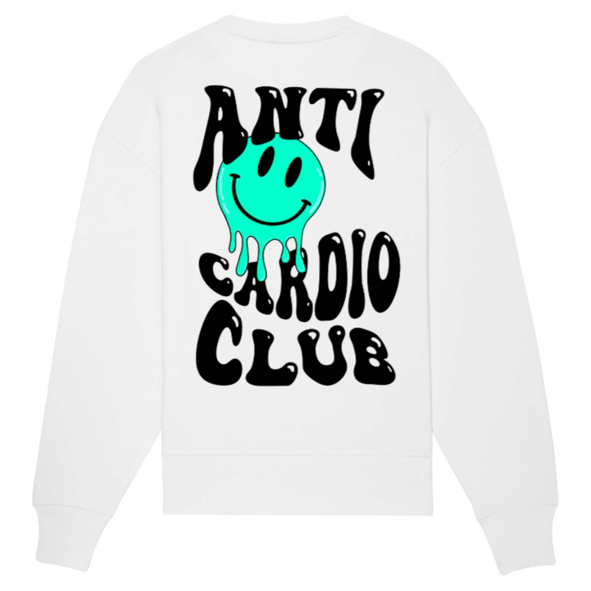 Anti cardio cardio shop club hoodie