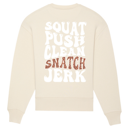 Squat, Push, Clean, Snatch, Jerk Oversize Sweater